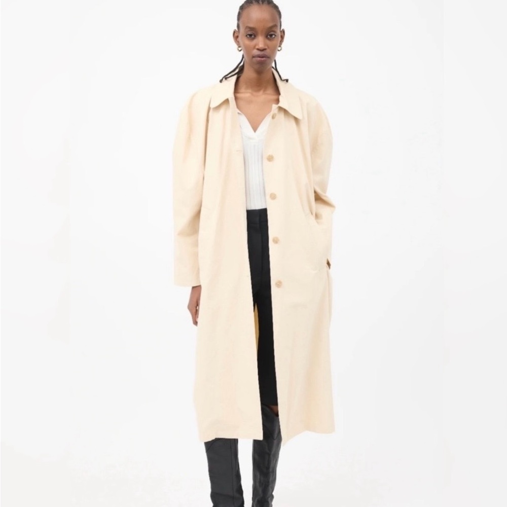 ONE SIZE Pre-Owned Frankie Shop Beige Trench